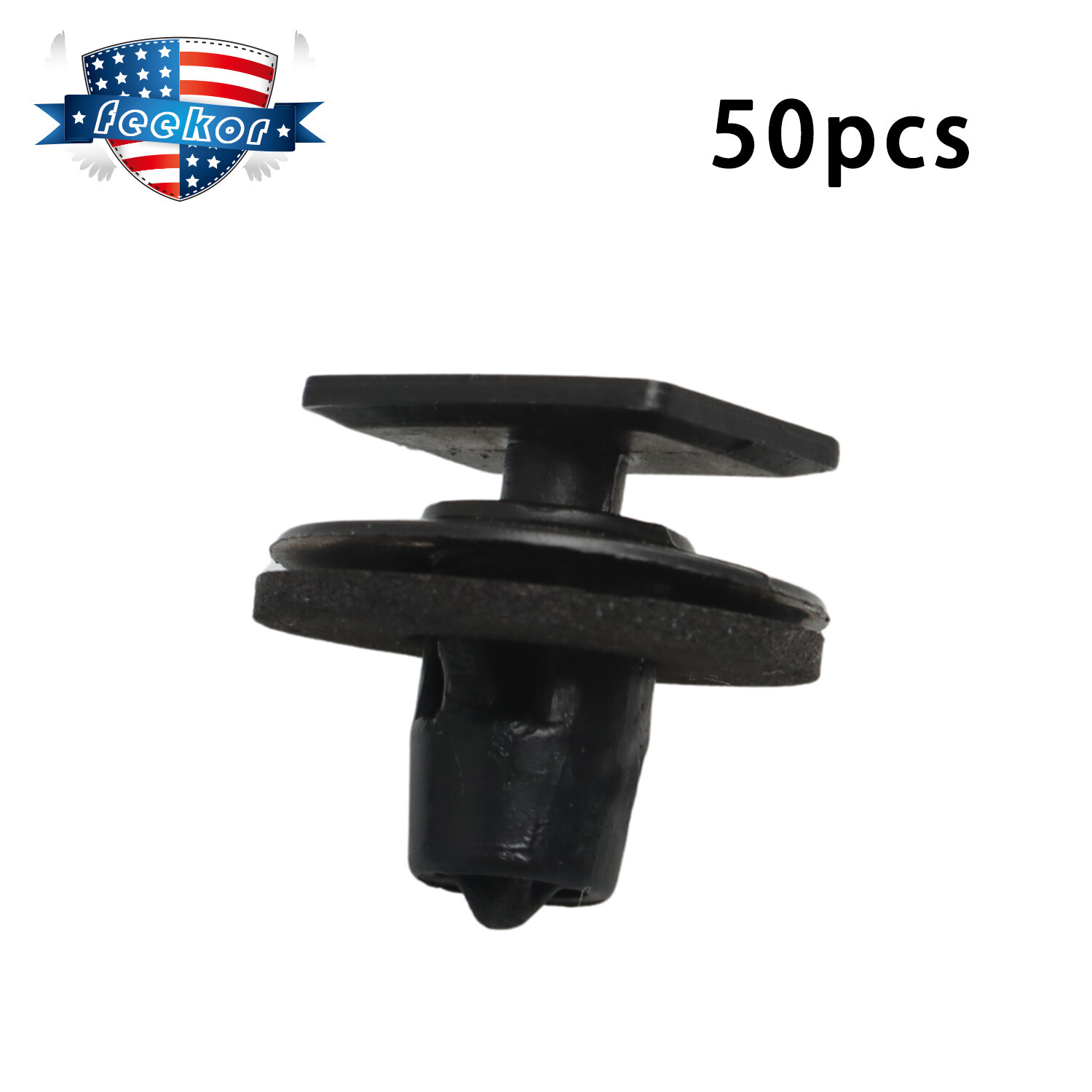 Set of 50 Door Sill Panel Molding Clip w/Sealer for 2006-2016 INFINITI Nissan