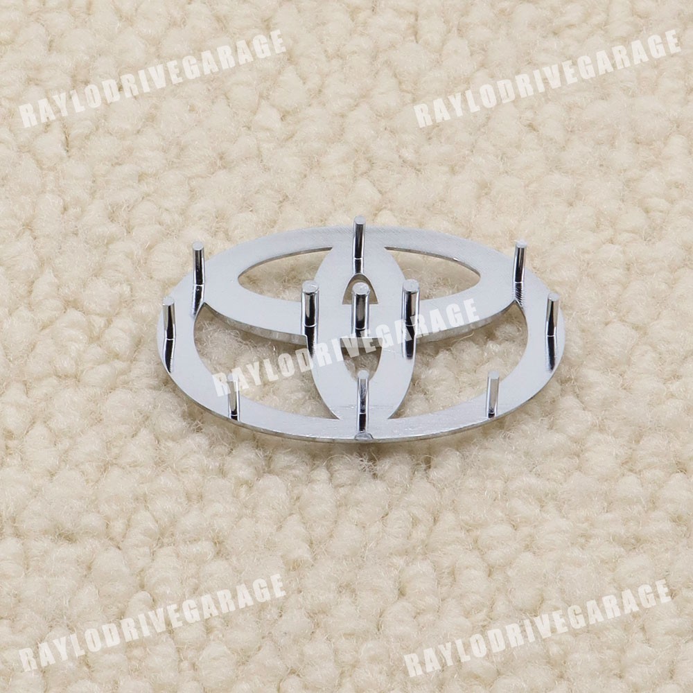 Silver Steering Wheel Emblem Ornament For Camry Tacoma Highlander 4Runner Tundra