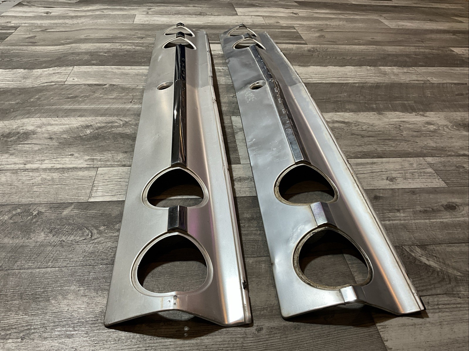 1962 Impala Rear Cove Moldings, Original.