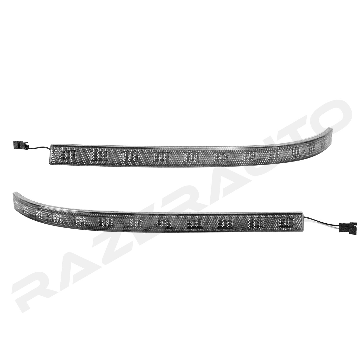 Headlight LED Strip Running Light Smoke Len 1Pair for 14-15 Chevy Silverado 1500