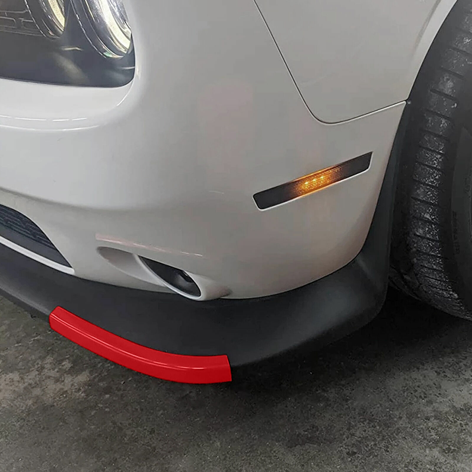 Front Bumper Lip Splitter Spoiler Trim Cover For Dodge Challenger R/T Scat Pack