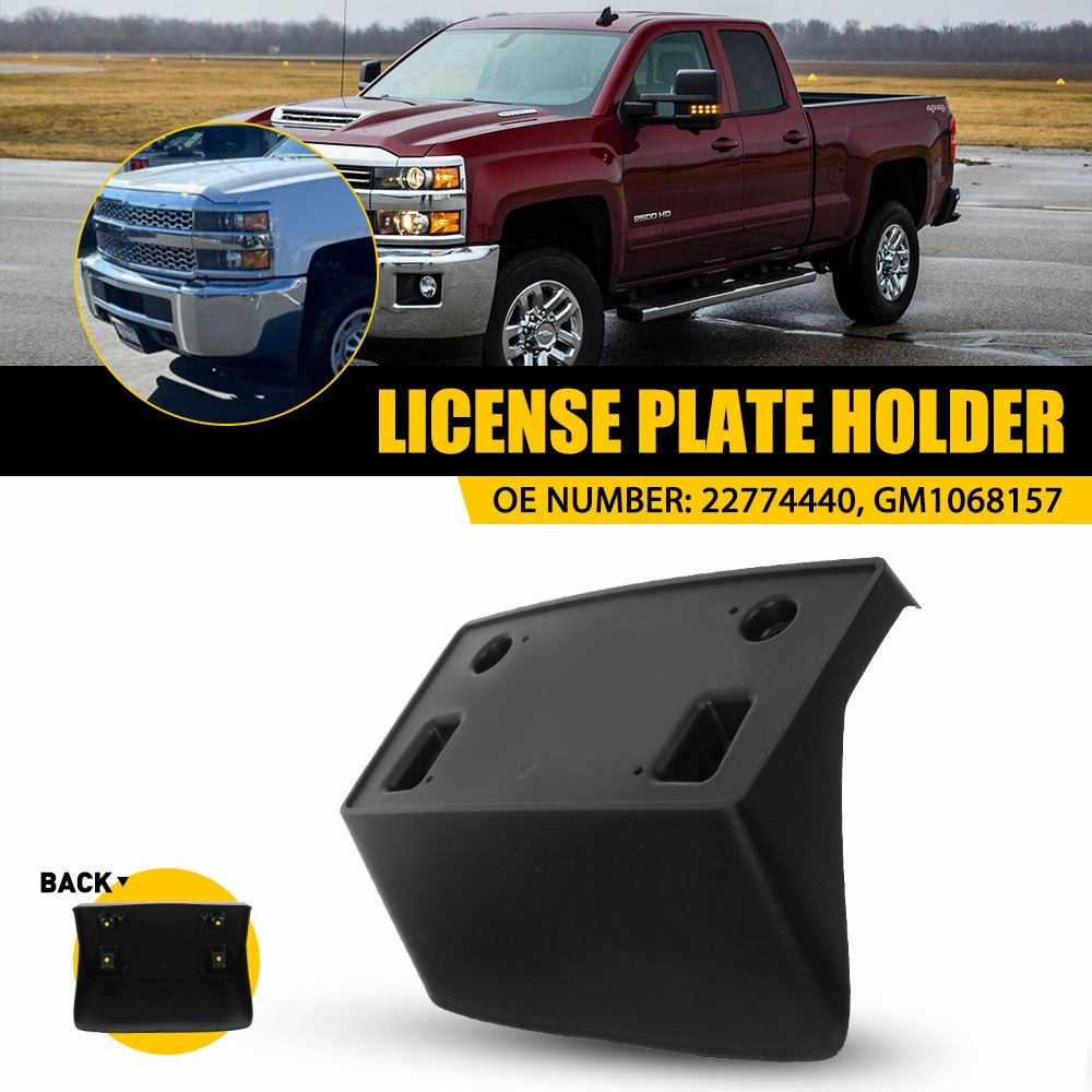 Front Plate Tag License holder Mounting Bumper Bracket for Chevrolet Brand New