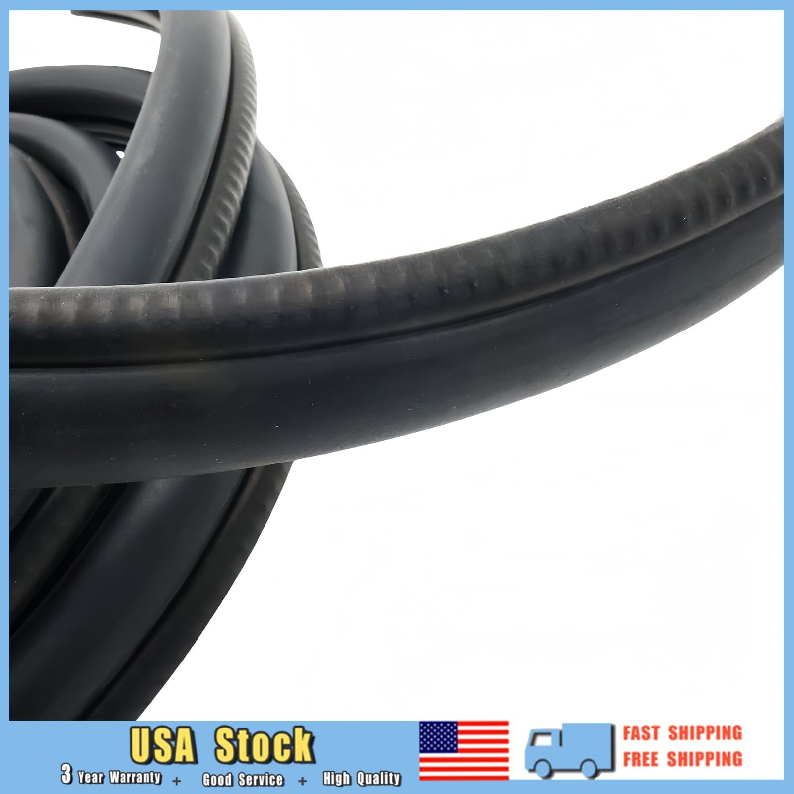 For Peterbilt 379 389 359 367 386 13.5Ft Cab Door Weatherstripping Rubber Seal