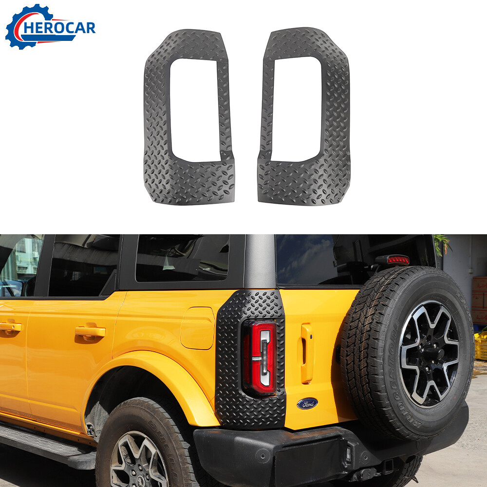 Rear Tail Light Corner Armor Cover Guard Trim for Ford Bronco 2021-25 Protector