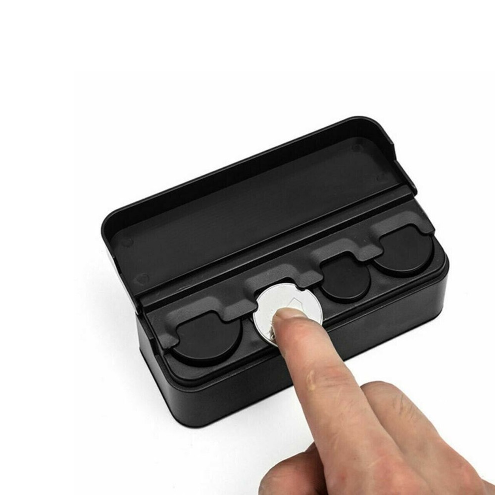 1x Car Accessories Coin-specific Case Loose Change Storage Box Holder Universal