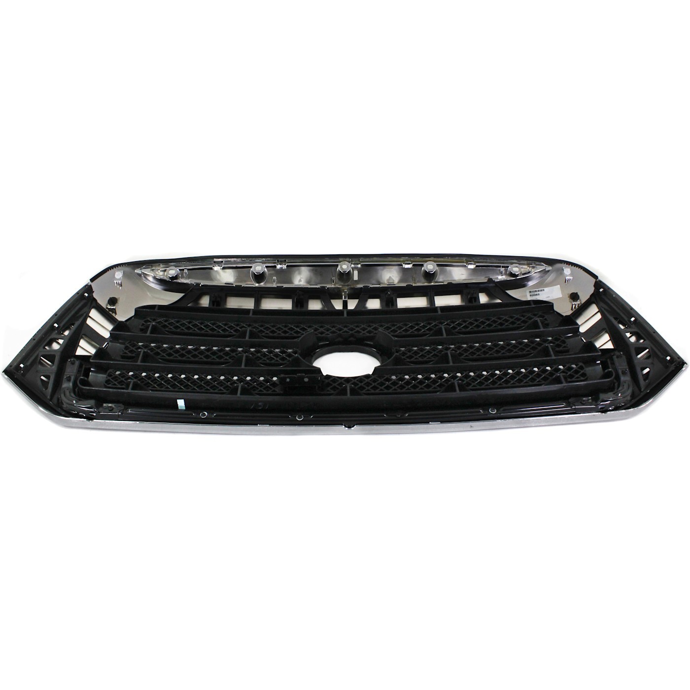 Grille For 2007-2009 Toyota Tundra Chrome Shell w/ Black Insert Plastic