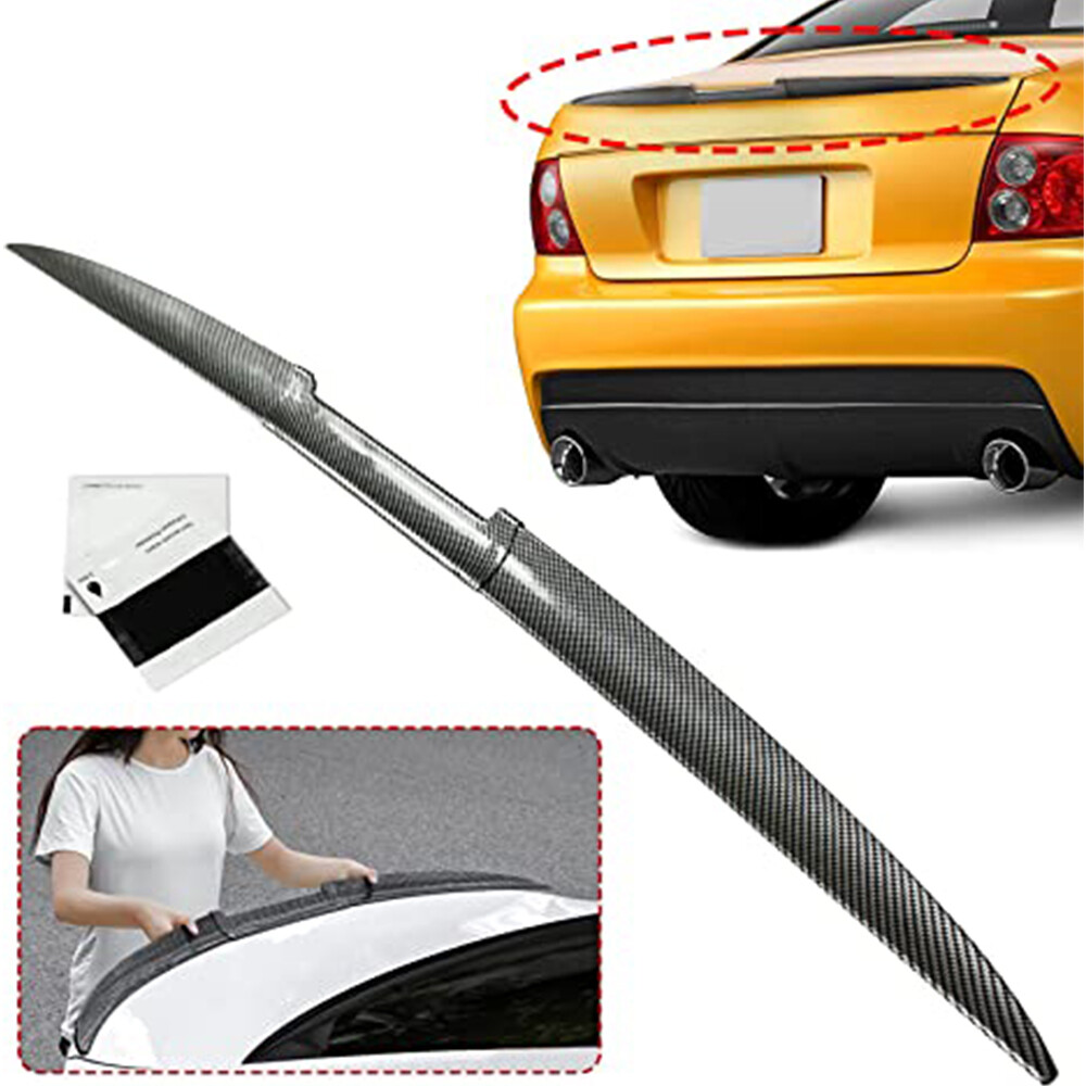Carbon Style Car Rear Trunk Spoiler Lip Wind Wing For E46 E90 E60 E70 F30 F36