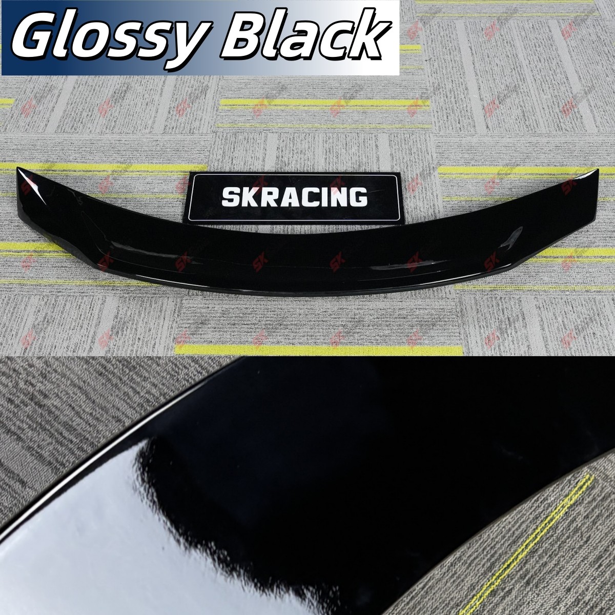 Forged/Carbon Fiber/Glossy Black Rear Spoiler Wing Kits Fits Infiniti Q60 17-22