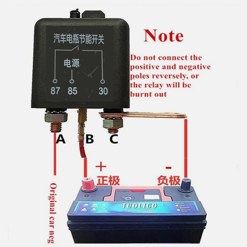 Wireless Remote Control 12V Car Battery Disconnect Cut Off Switch Master Kill US
