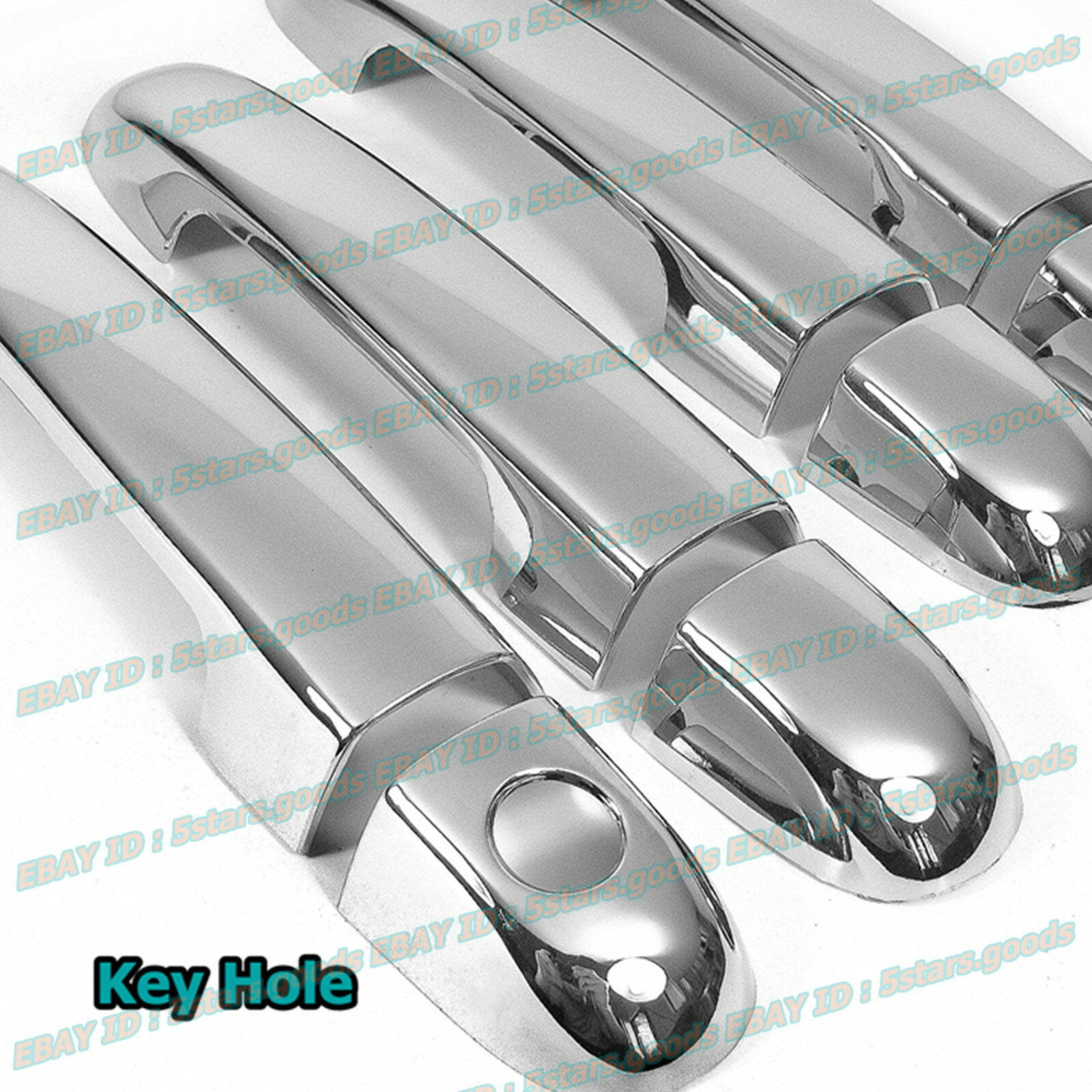 8P Set For 2011 2012 2013 Kia Soul Chrome Side Door Handle Covers Molding Trims
