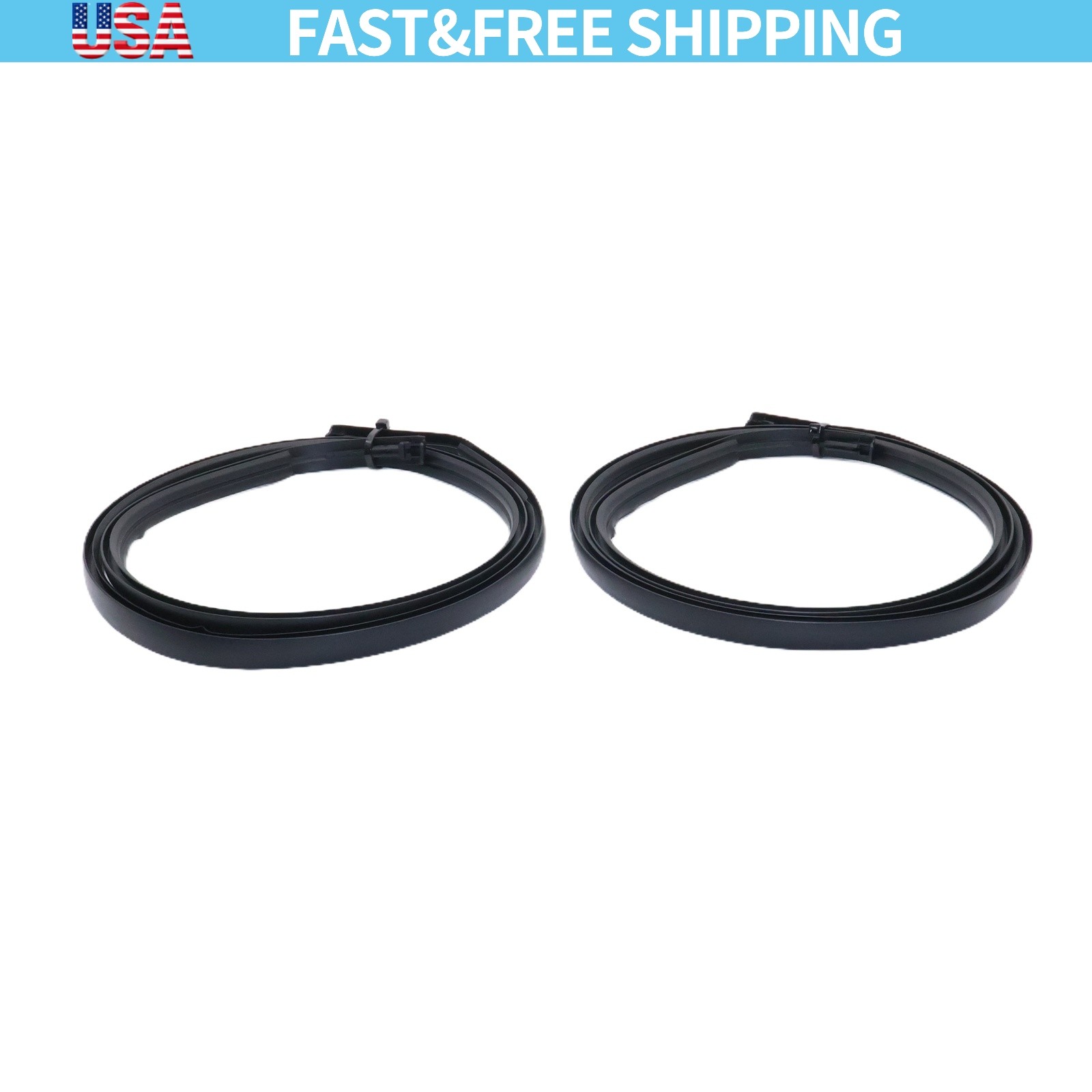 New Pair Roof Trim Moldings For Toyota Yaris Sedan 2007 2008 2009 2010 2011