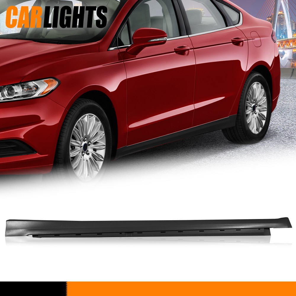 Pair /Left /Right Exterior-Rocker Panel Molding Trim Fits Ford Fusion 2013-2016