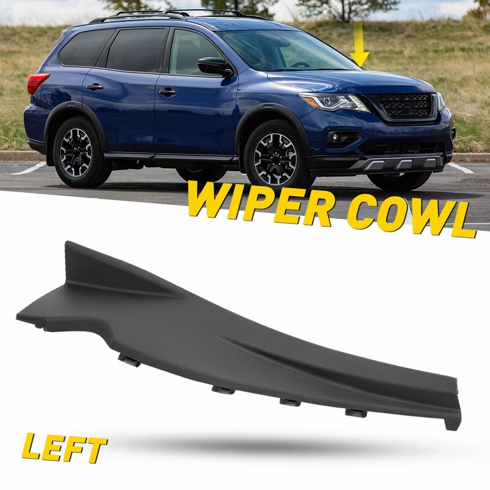 Windshield Wiper Cowl Extension Trim Left Fits 2013 14-2020 issan Pathfinder EXC