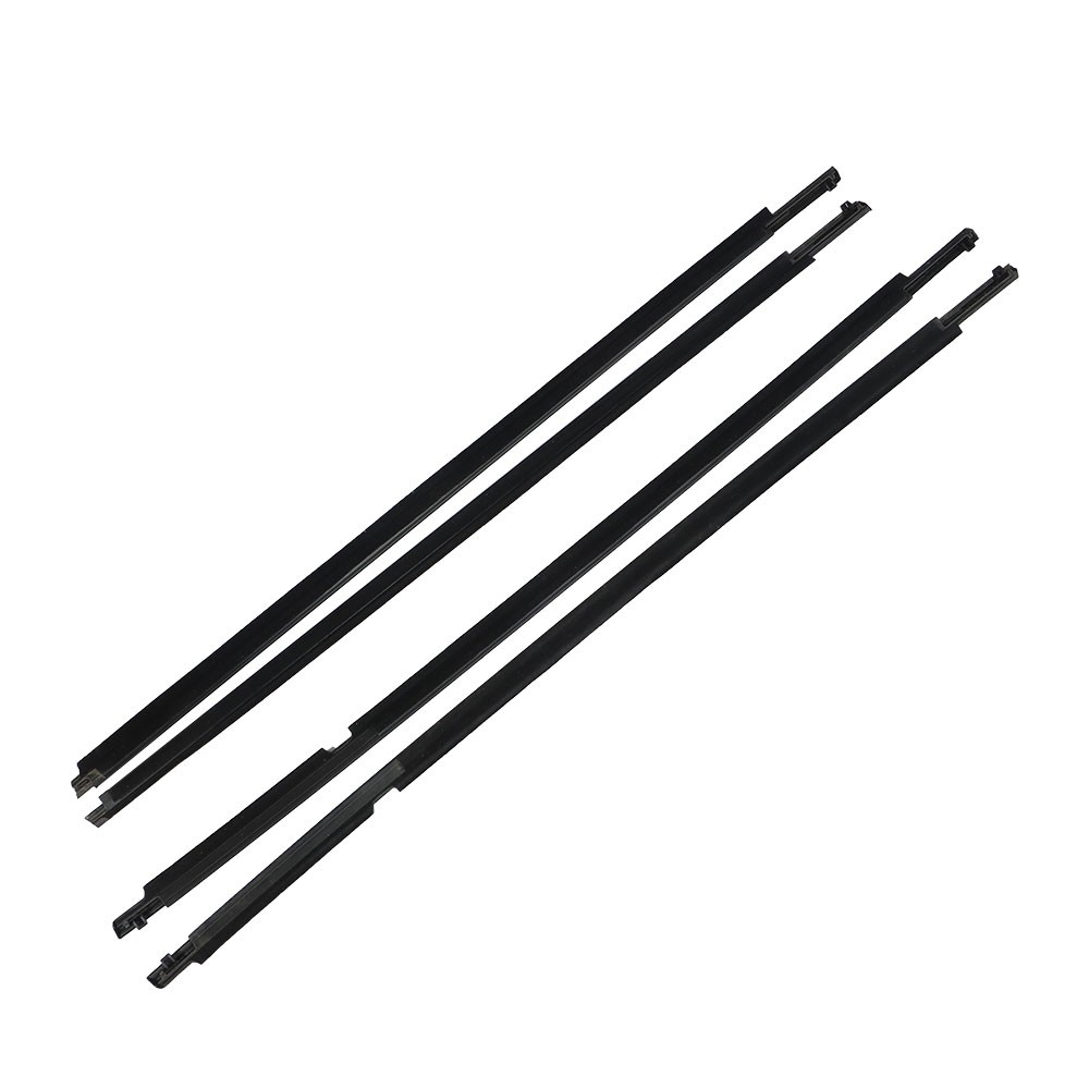 For Toyota RAV4 2013-2018 4X Chrome Window Weatherstrip Moulding Trim Seal Belt