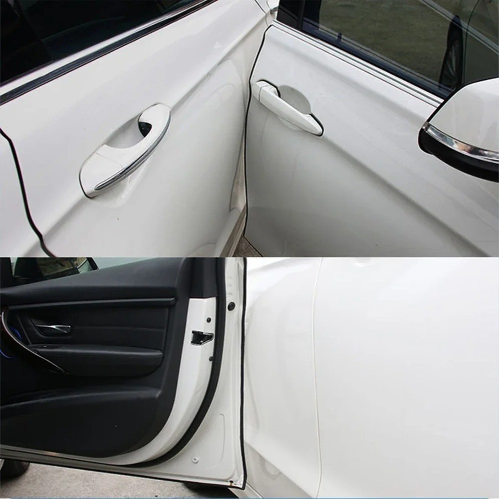 5M Car-Door Edge Guard Protector U-Type Rubber Trim Scratch Protection Moulding