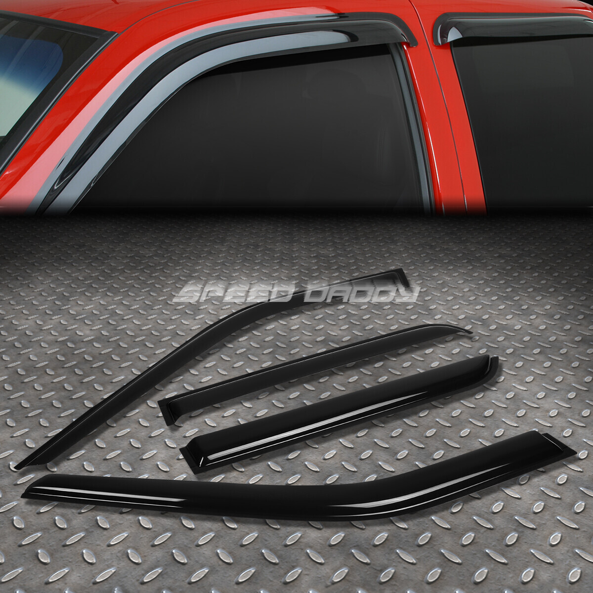 SMOKE TINTED WINDOW VISOR SHADE/SUN WIND/RAIN DEFLECTOR FOR 13-16 FORD ESCAPE