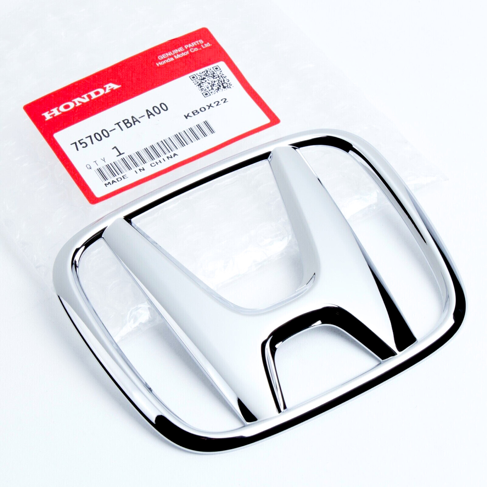 2016 – 2021 Honda Civic Front Grille Emblem 4DR 2DR H Logo Badge Chrome Grill Si