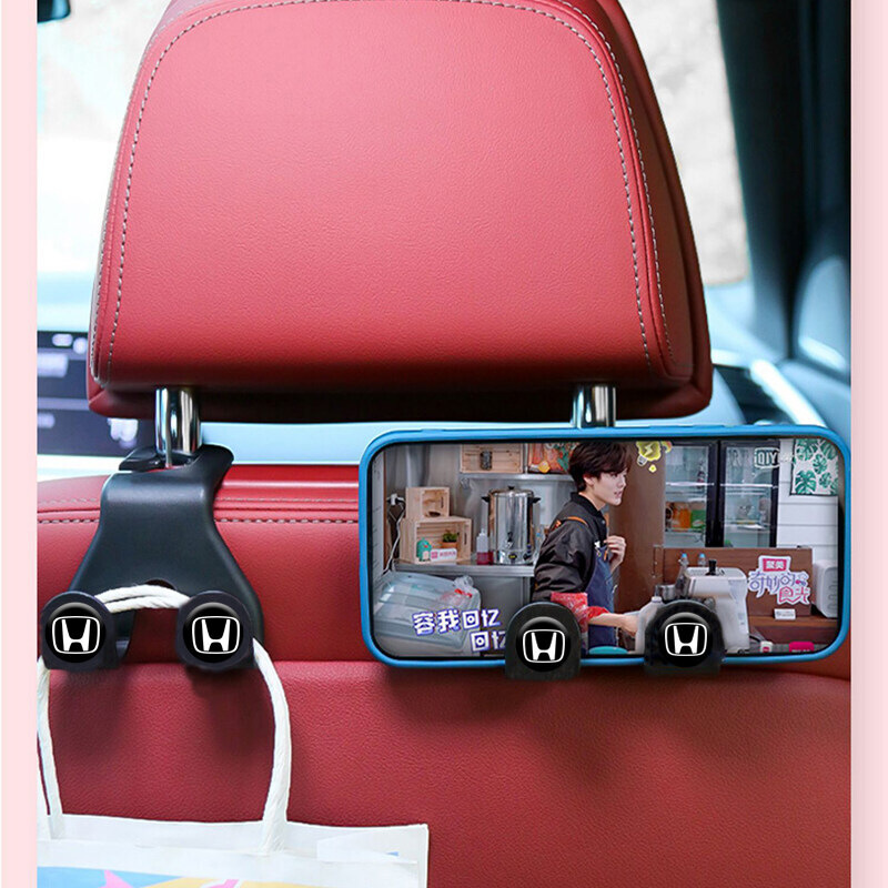 2PCS Car Seat Back Hooks Hanger Interior Accessories Bag Holder Hook Fit Honda
