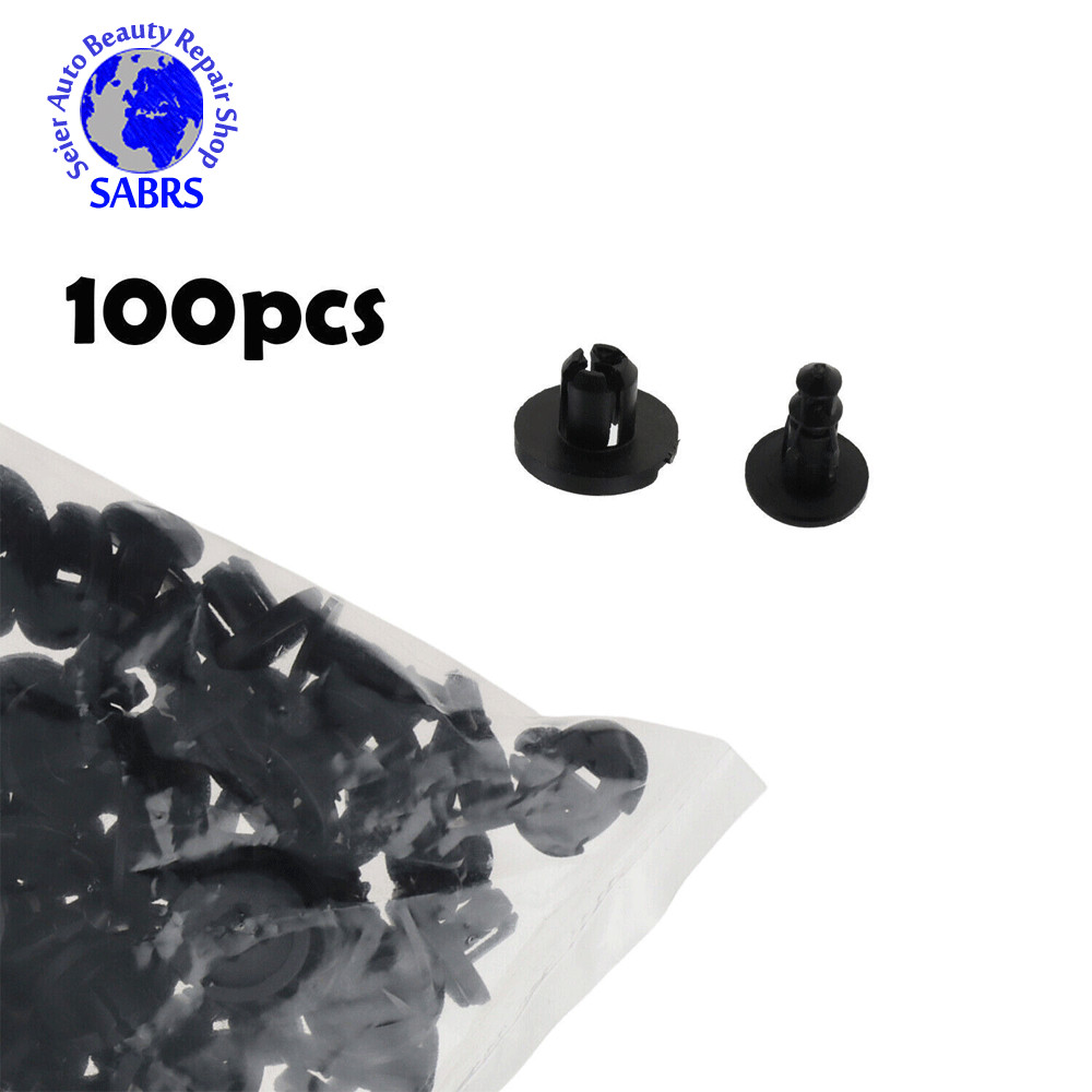 100 x Bumper Splash Shield Push Clips Retainer Rivet for Toyota 90467-08185