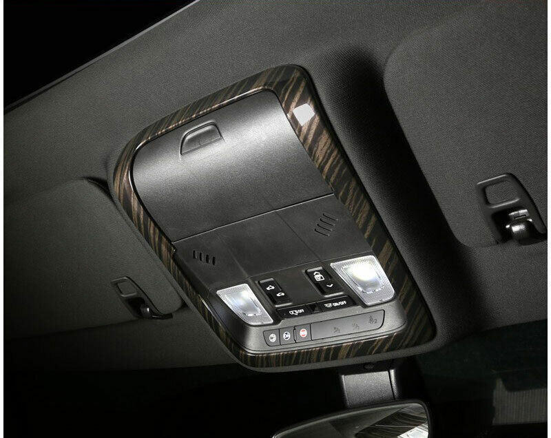 Car Interior Decoration Full Set Cover Black Wood Grain For Cadillac XT5 2016-19