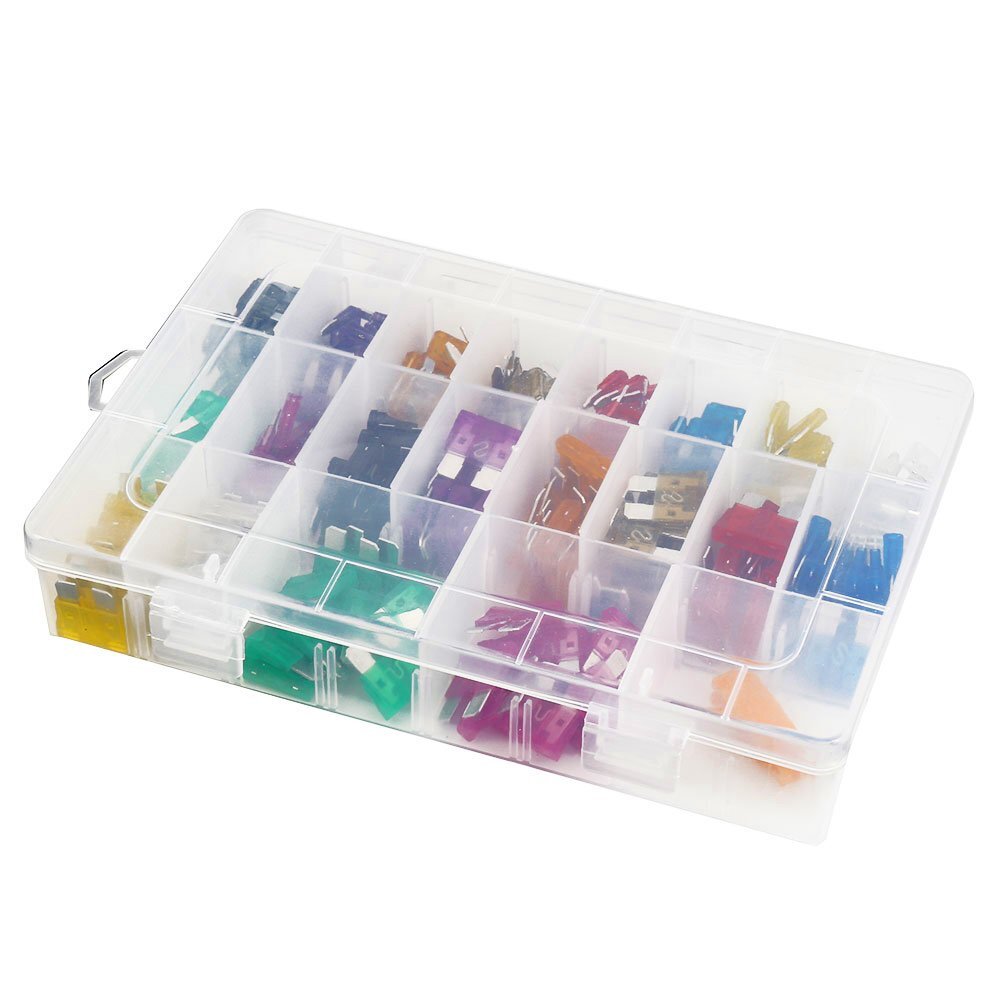 220Pcs Mini Standard Blade Fuse Assortment Auto Truck Car Assorted Fuses ATM APM