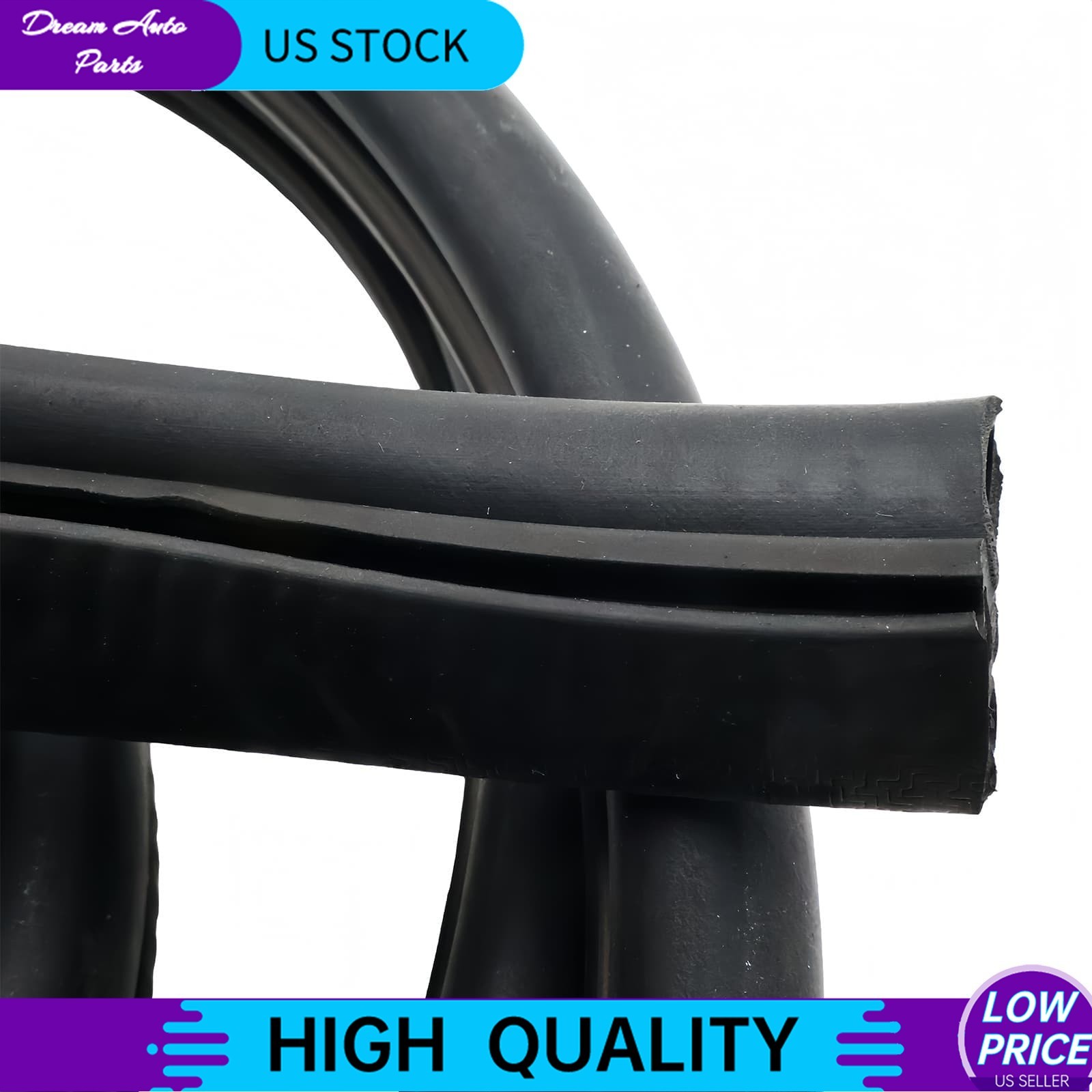 2X For 86-07 Peterbilt 330 357 359 378 379 13.5 Ft Door Rubber Weatherstrip Seal