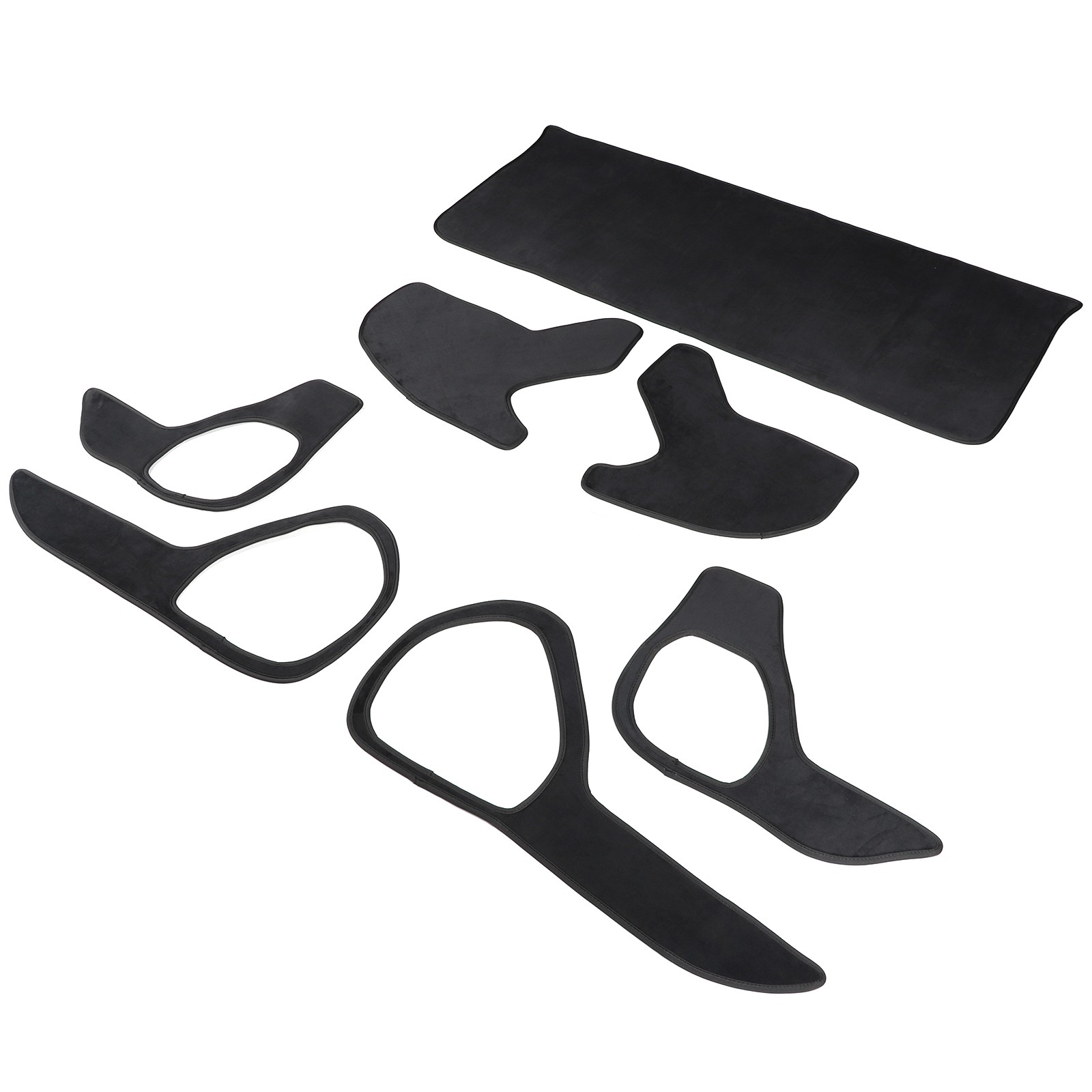 Car Inner Door Anti Kick Pad Protection For Hummer EV 2022-2024 Velvet Pad 7PCS