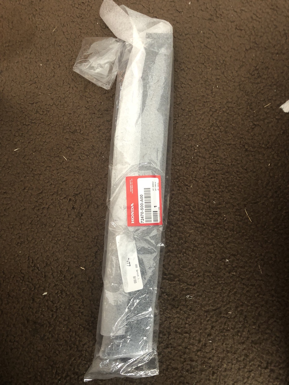 96-00 HONDA CIVIC LH DOOR GARNISH TRIM PILLAR SASH 72470-S00-A00 2 3 dr GENUINE