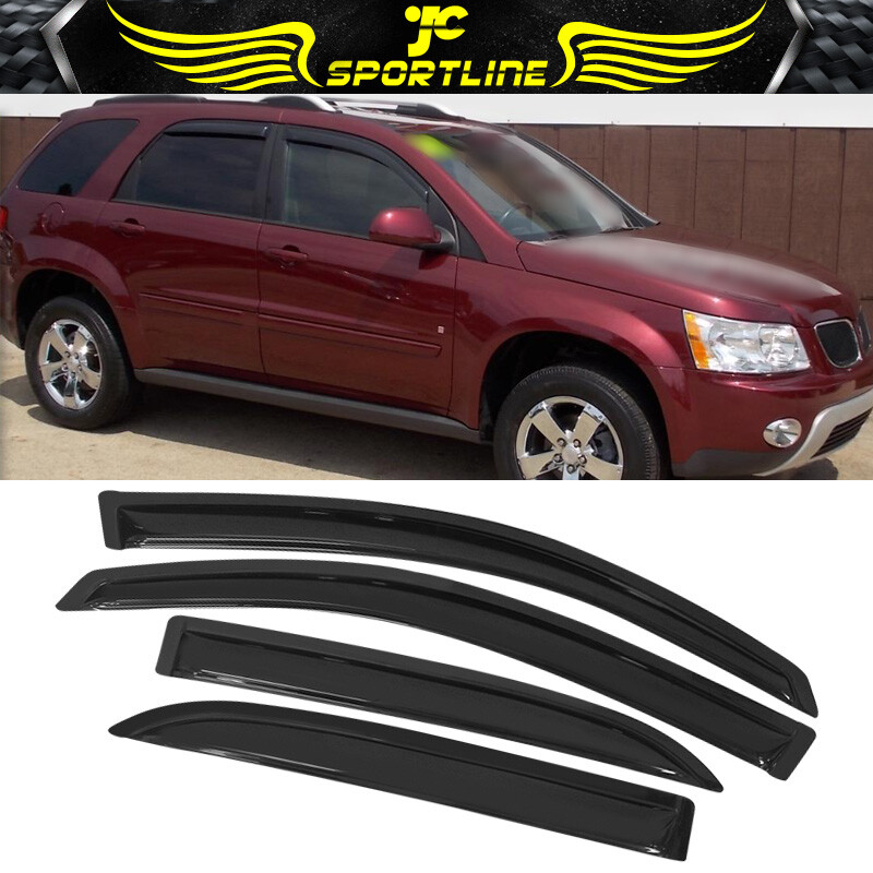 Fits 05-09 Chevy Equinox 06-09 Pontiac Torrent Acrylic Window Visors 4Pc Set