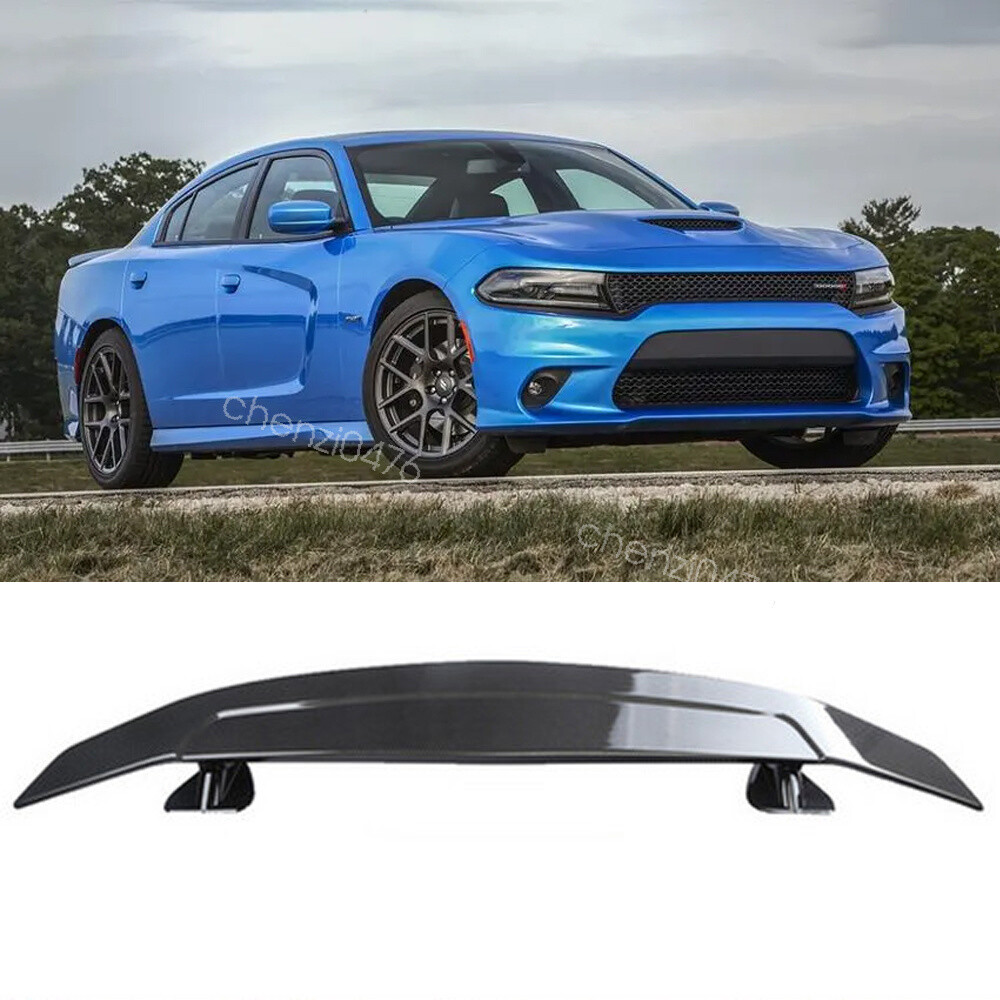 46″ Carbon Style Rear Trunk Spoiler Wing GT-Style Racing For Dodge Avenger R/T