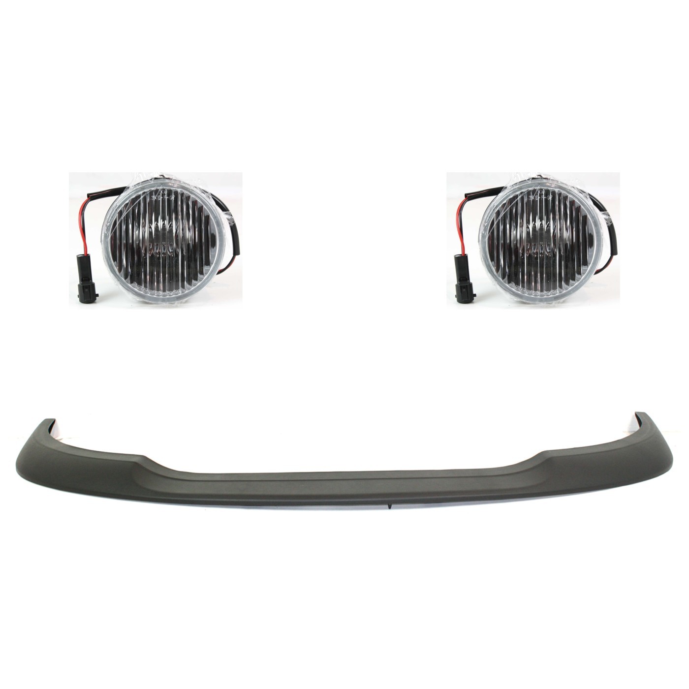Fog Light Kit For 1999-2000 Ford F-150 Front Left Right Halogen Assembly 3 Pc