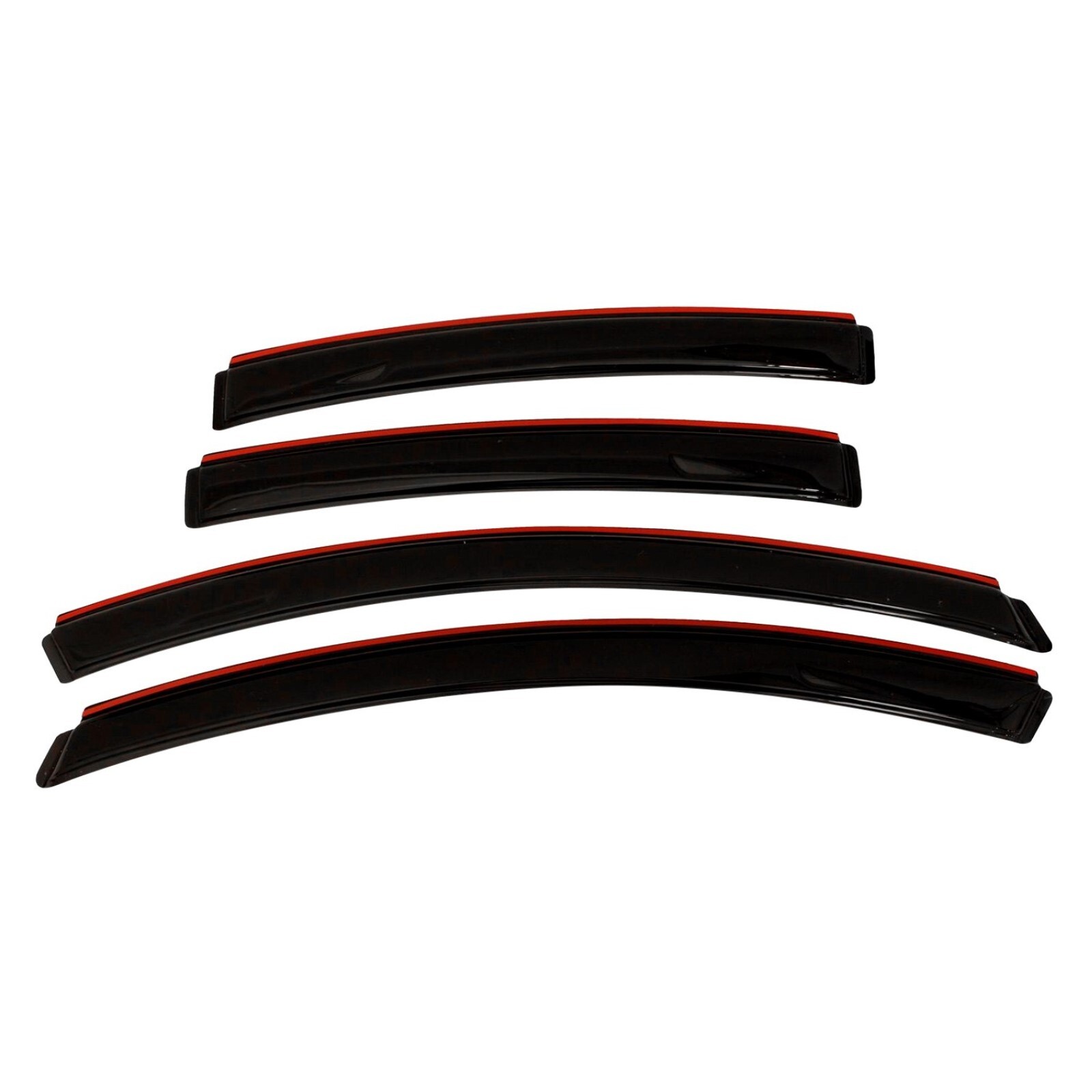 AVS Front/Rear In-Channel Smoke Acrylic Window Ventvisors for 11-17 Buick Regal