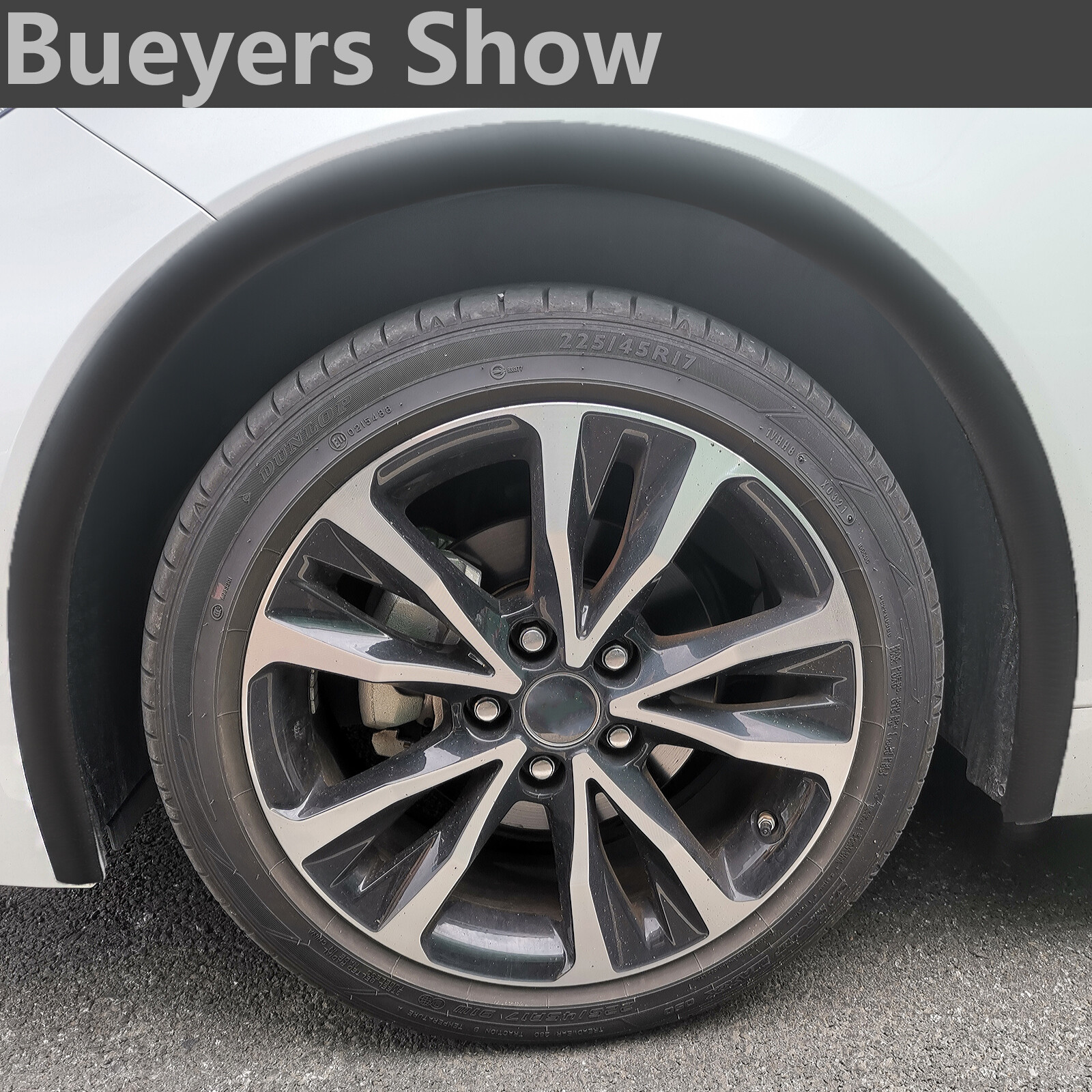 10′ Extra Wide Arches Fender Flares Wheel Eyebrow Trim Strip Arch Lip Protector,