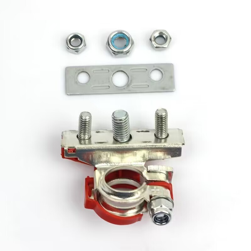 Pair Car Battery Terminal Quick Connector Cable Clamp Clips Positive Negative