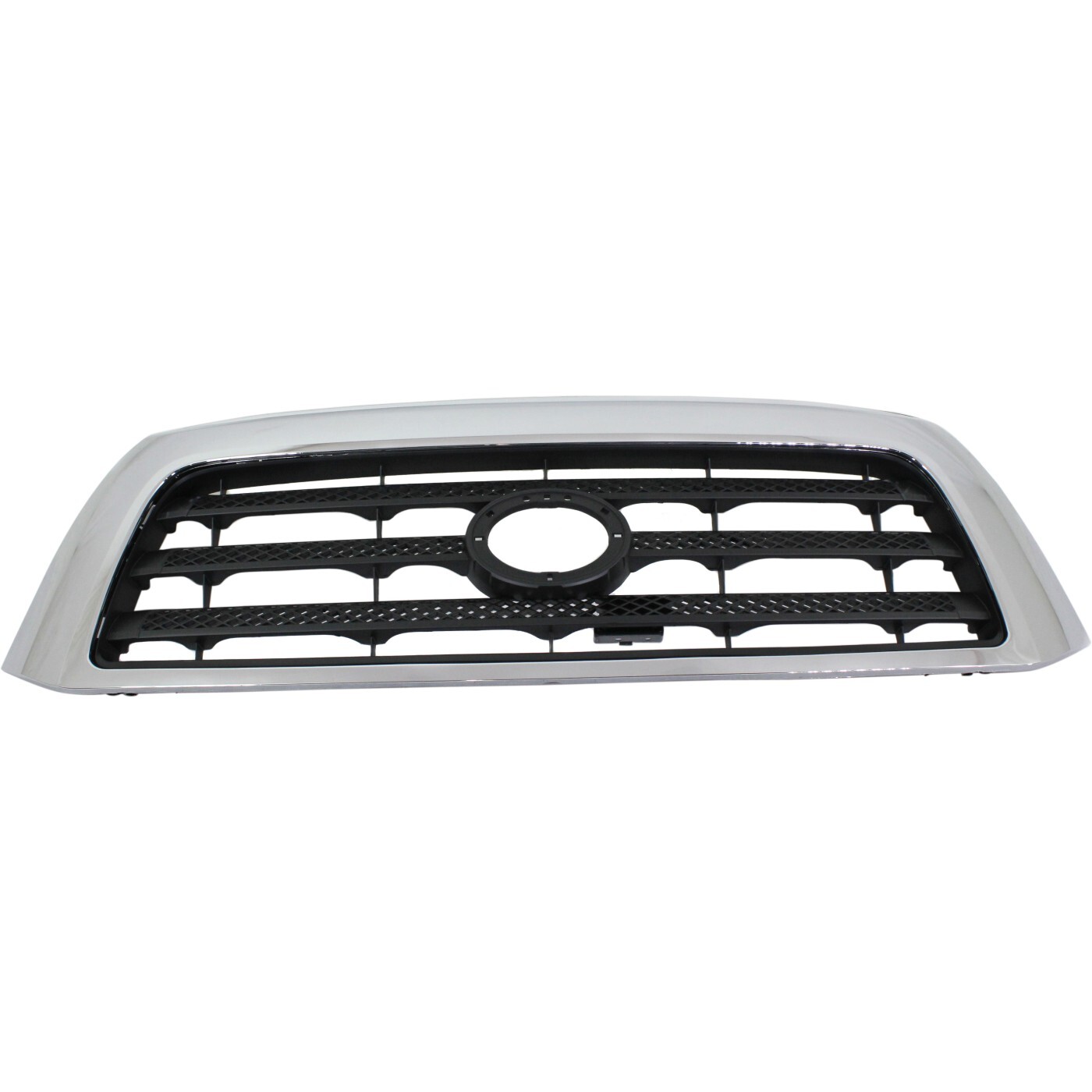 Grille For 2007-2009 Toyota Tundra Chrome Shell w/ Black Insert Plastic