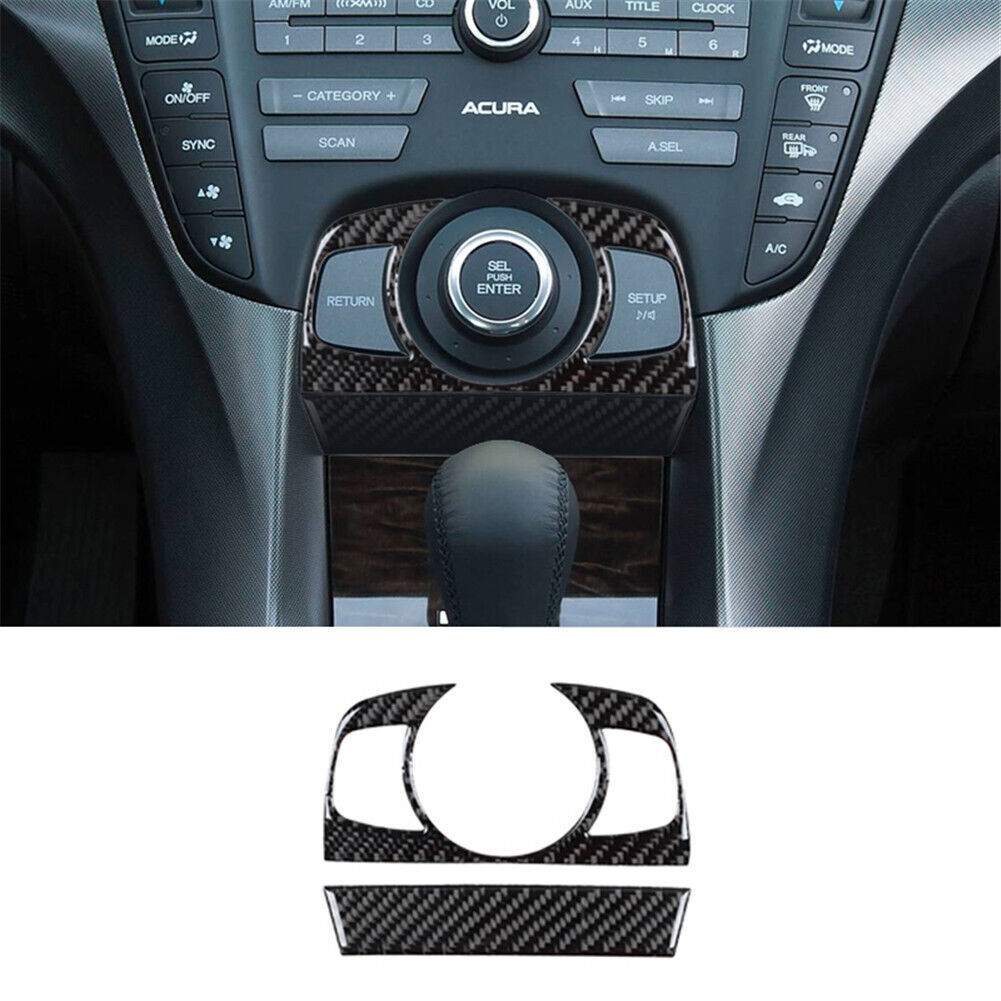 27Pcs Carbon Fiber Full Interior Kit Cover Trim Sticker For Acura TL 2009-2014