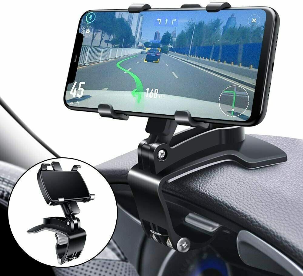 Universal 360° Car Phone Mount Dashboard Holder For Cell Phone Samsung iPhone US
