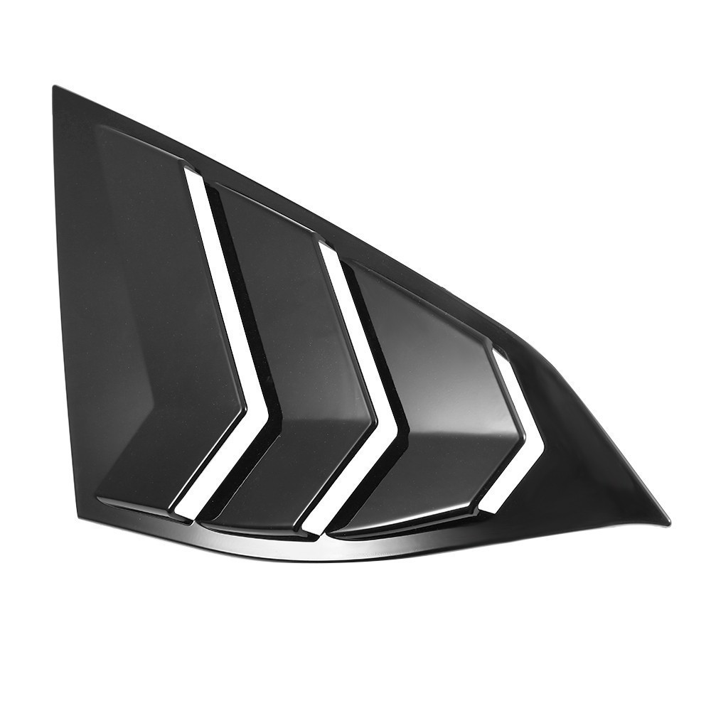 Rear Window Quarter Fits For 2018-2022 Honda Accord JDM Gloss Black Glossy Black