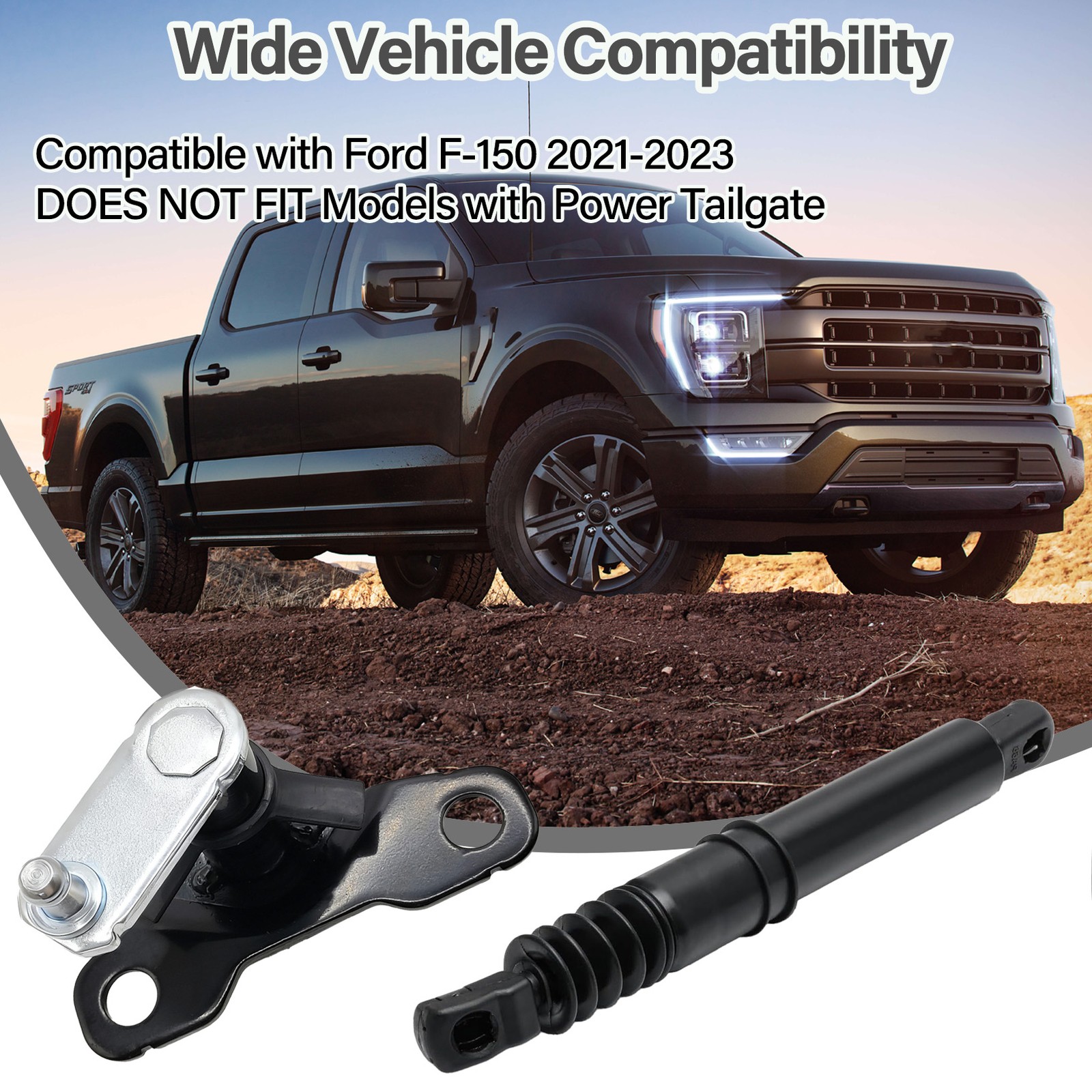 For Ford F-150 2021-2023 Tailgate Damper Kit ML3Z5D008C F150 Slow-Close Assist