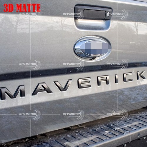 3D Tailgate Insert Letters Rear For Maverick 2022-2025 Emblem Decal Nameplate