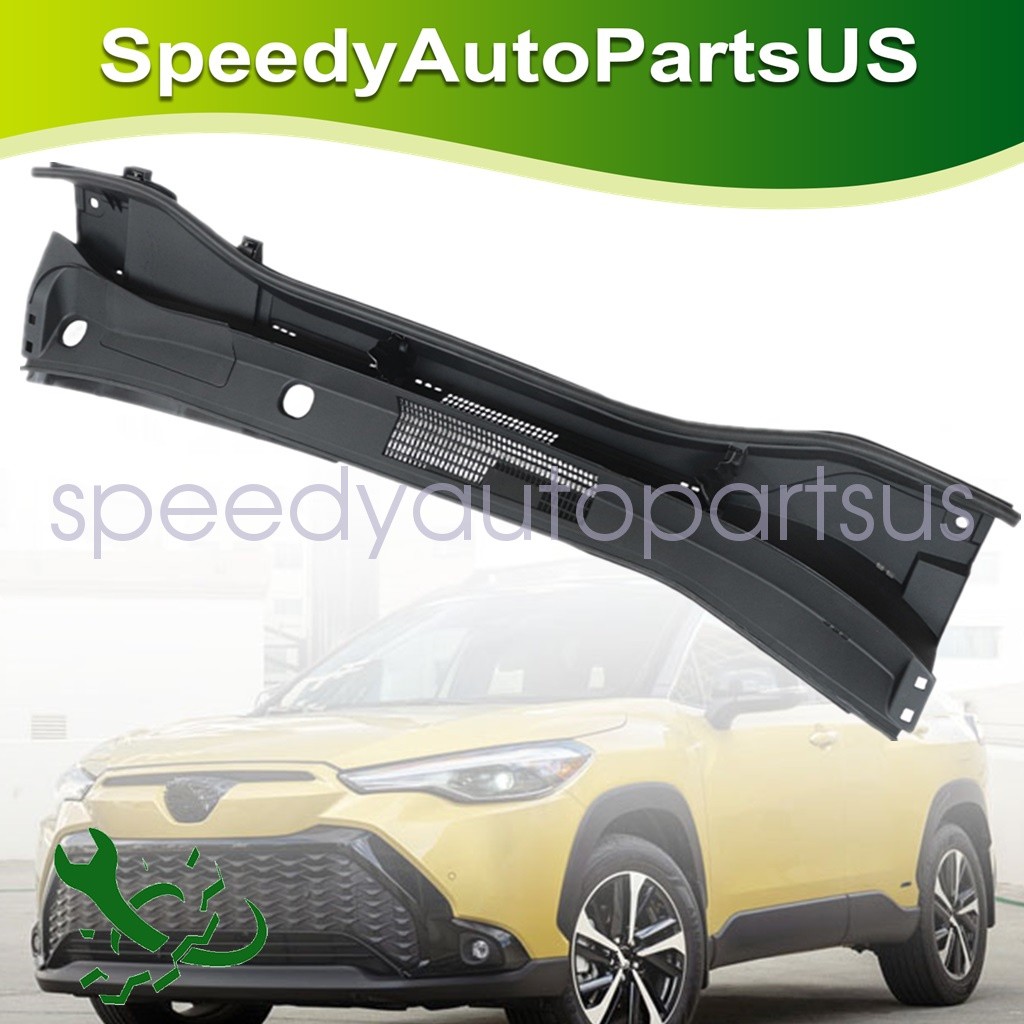 1Pcs Black Front Cowl Molding 55708-0A070 Fits For 2022-24 Toyota Corolla Cross