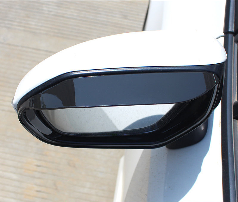 For Toyota Camry 2018-2024 Bright black Mirror Rain Eyebrow Cover