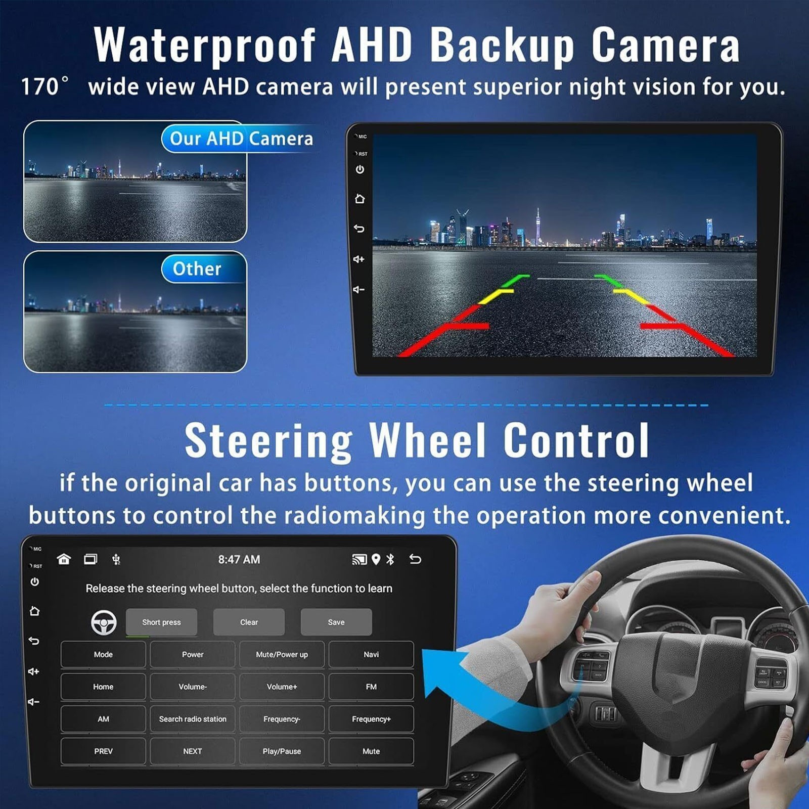 Android 13 Car Stereo For 2004-2014 FORD F150/250/350 Radio Carplay GPS Player