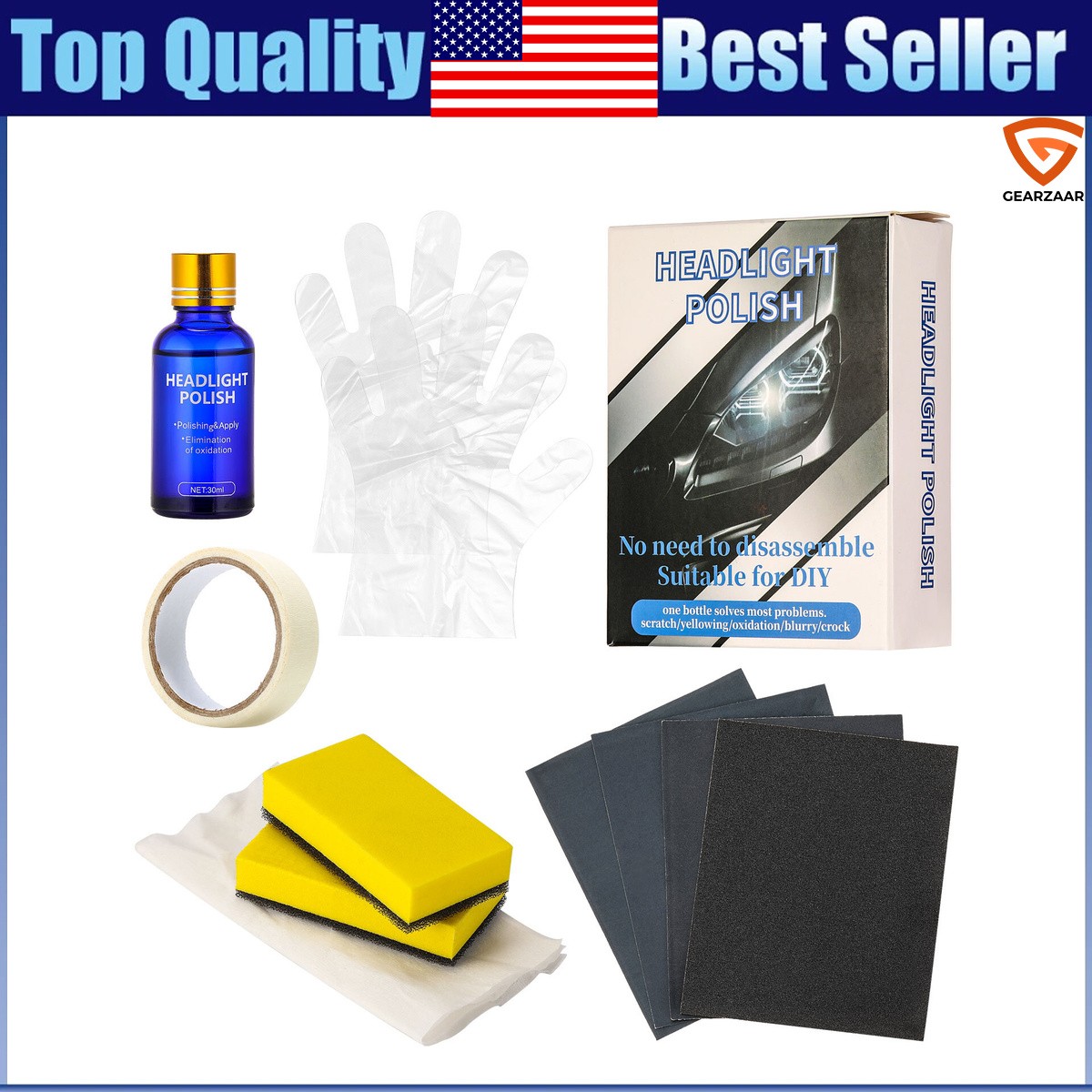 9H Repair Liquid Headlight Cover Len Restorer Polish Cleaner Car Accessories A