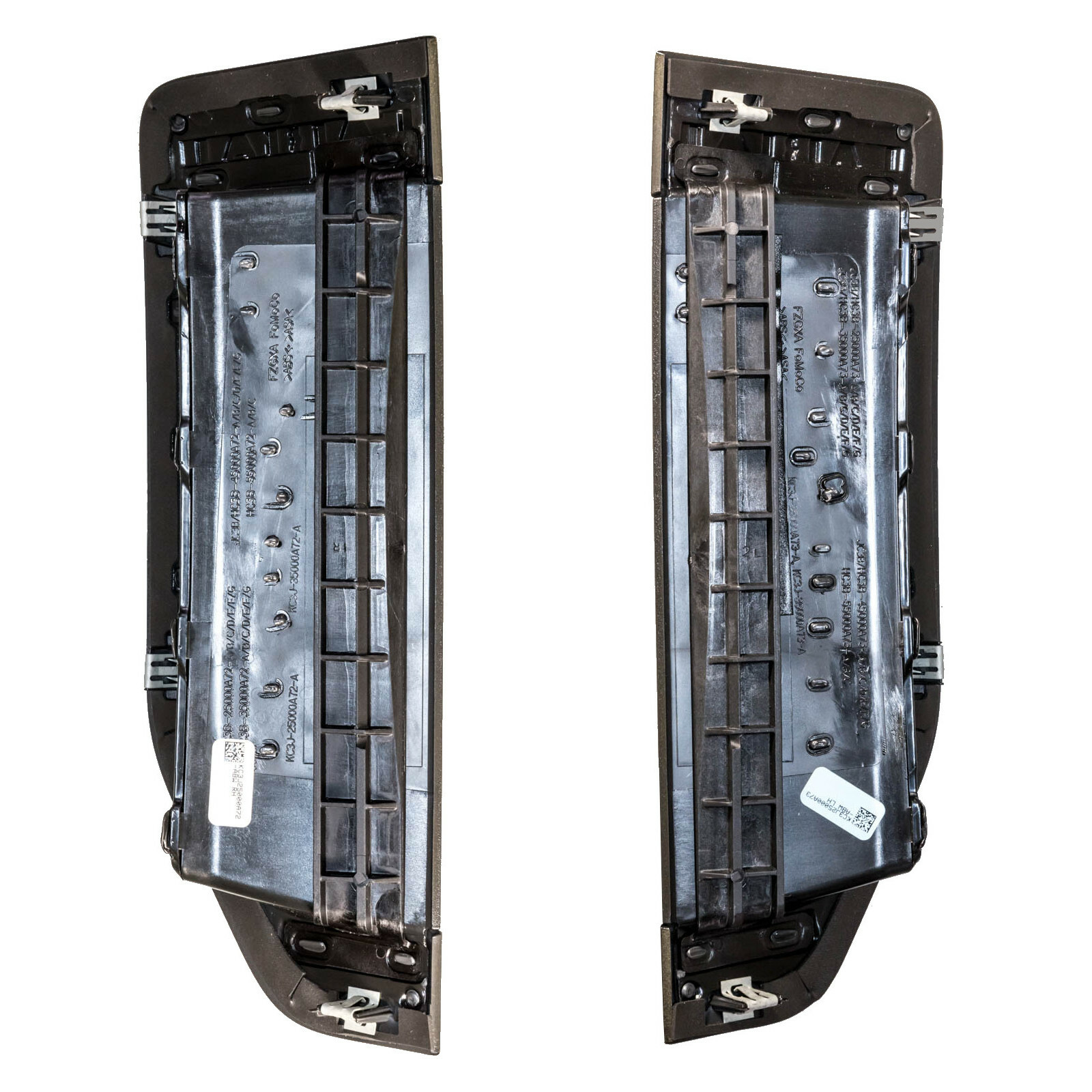 OEM NEW 17-22 Ford F250 Super Duty Lariat Black Sport Appearance Fender Emblems