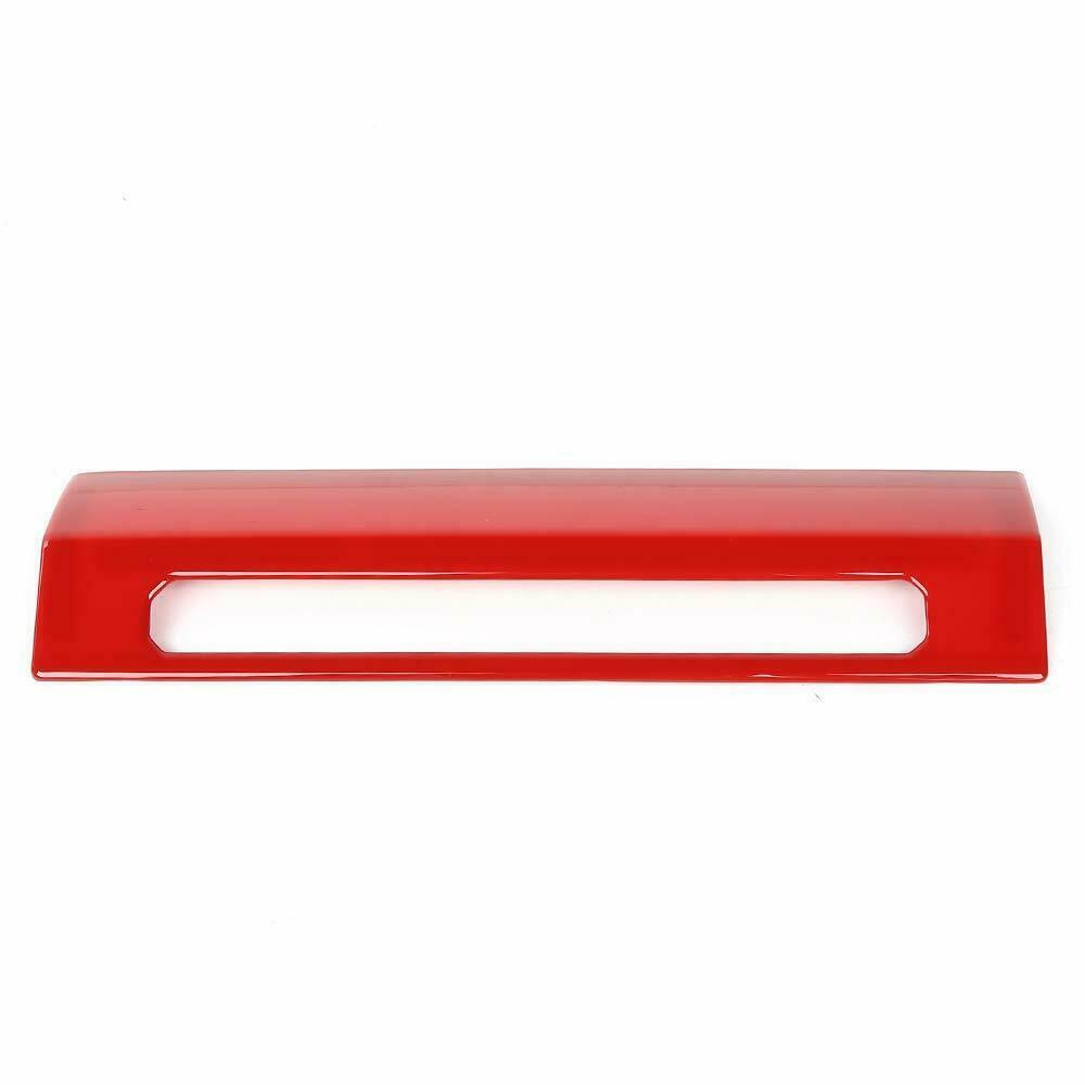 Central Control Navigation GPS Control Panel Trim Cover For Ford F-150 2015+ Red