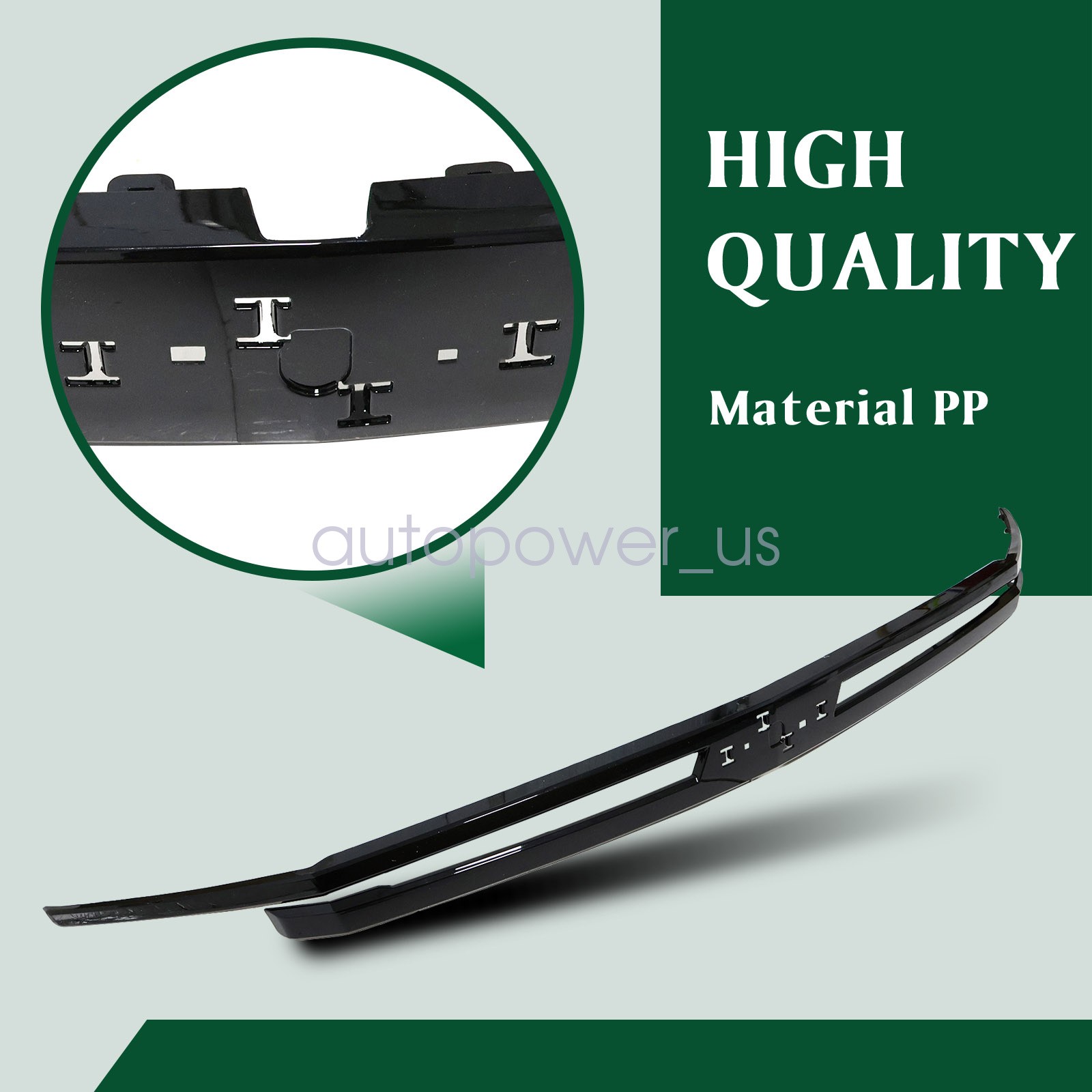For 2021-24 Chevrolet Tahoe Suburban Black Chrome Front Grille Moulding 84913568
