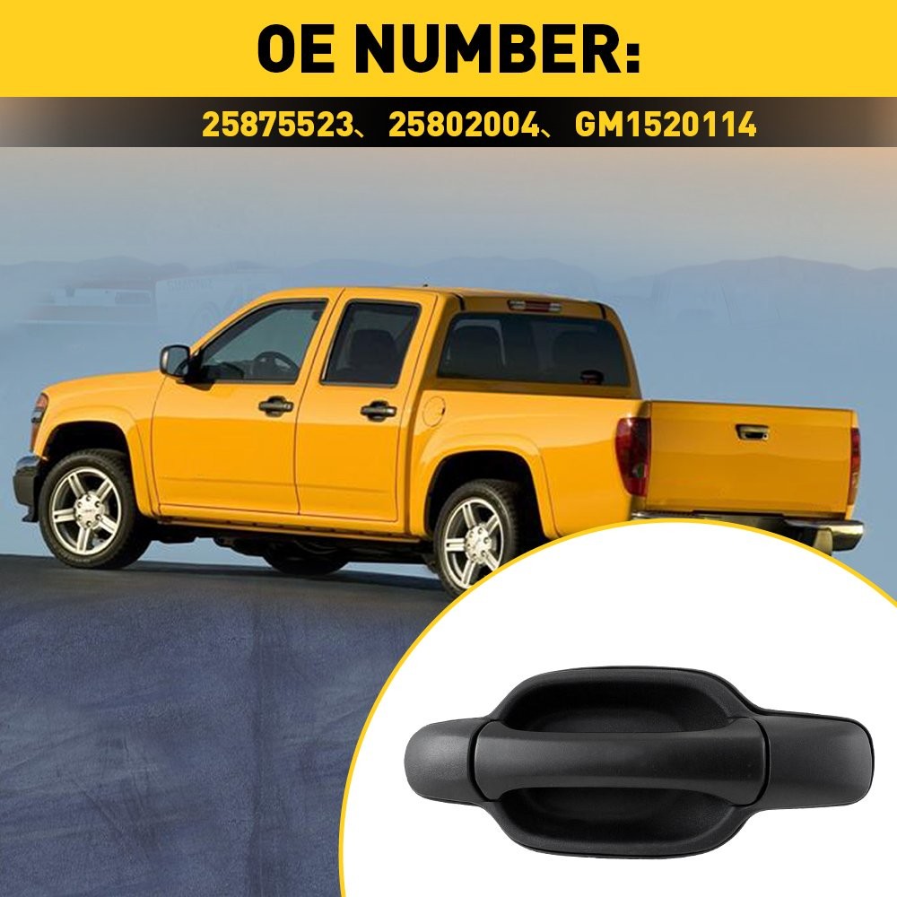 Rear 1X Door Left For Handle 2004-2012 Exterior Chevrolet Colorado GMC Canyon