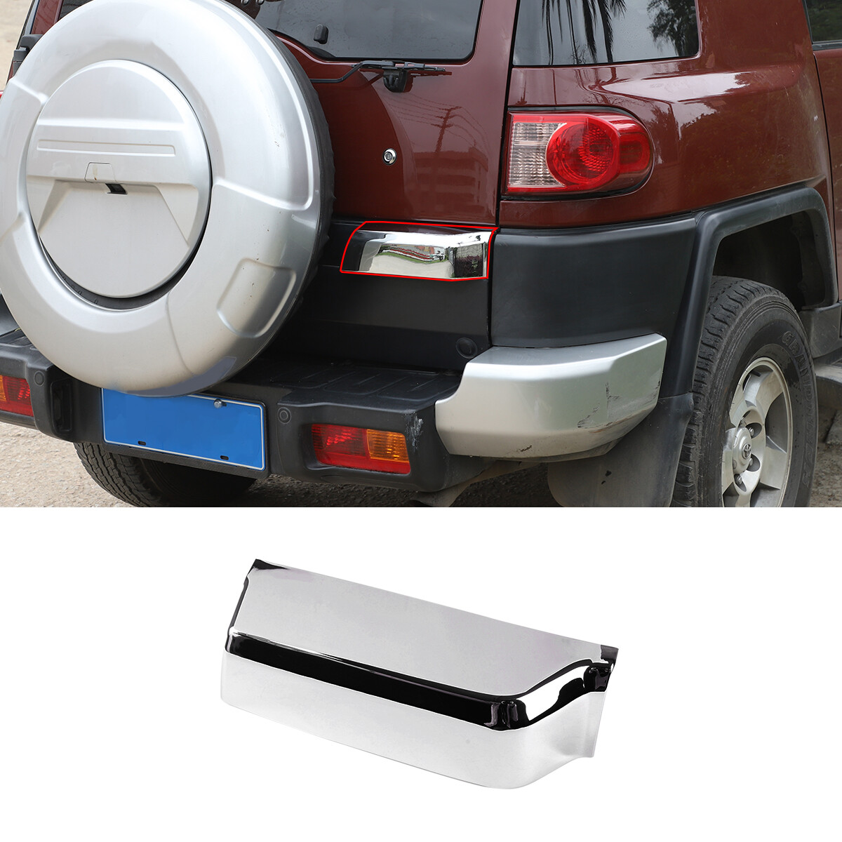 Chrome Door Handles Mirror Caps Tailgate Cover Kit For FJ Cruiser 2007-21 US