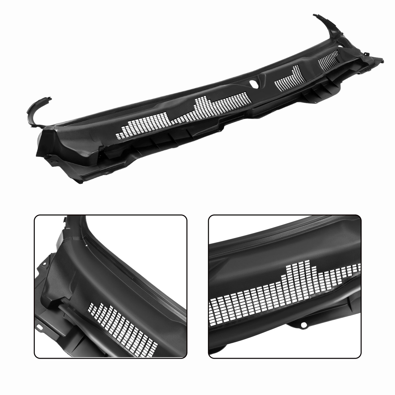 New Windshield Cowl Grille Front Upper For 2009-2024 Dodge Ram 1500 2500 3500